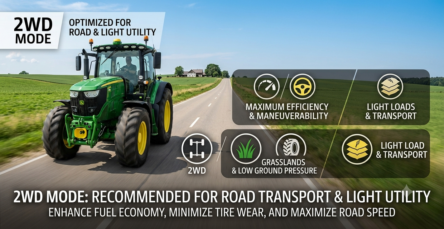 2WD tractor تراکتور 2WD
