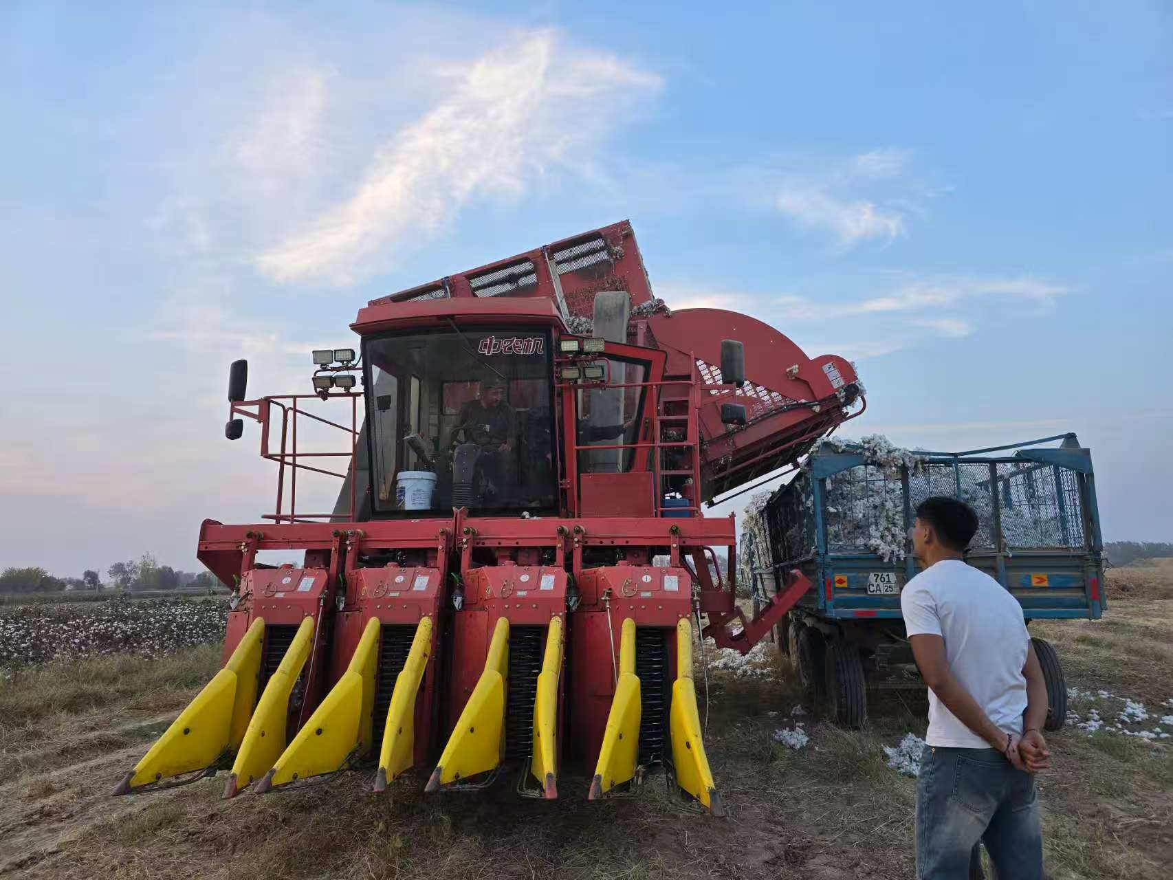 cotton harvester-12 دروگر پنبه-12